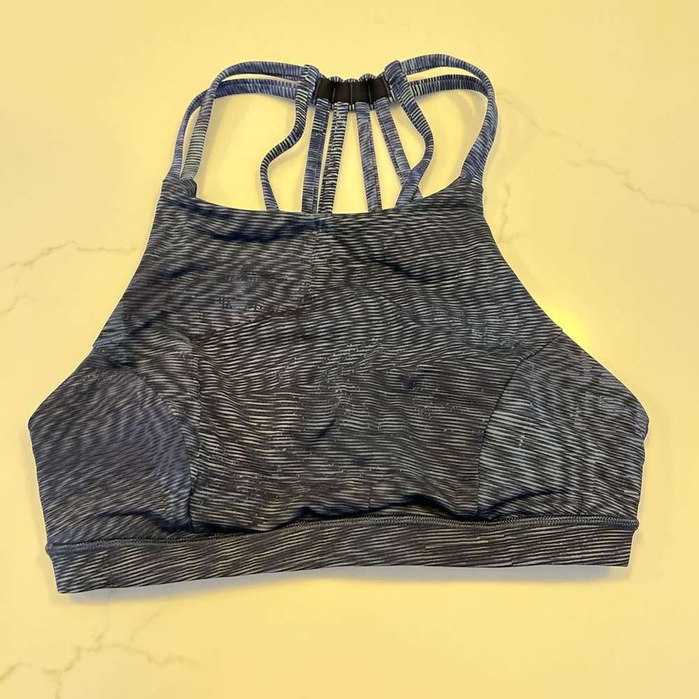 Lululemon Strappy blue Sports Bra